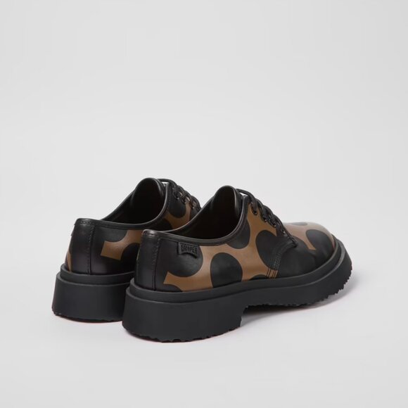 Twins Black and brown leather shoes for women - Picture 3 of 4